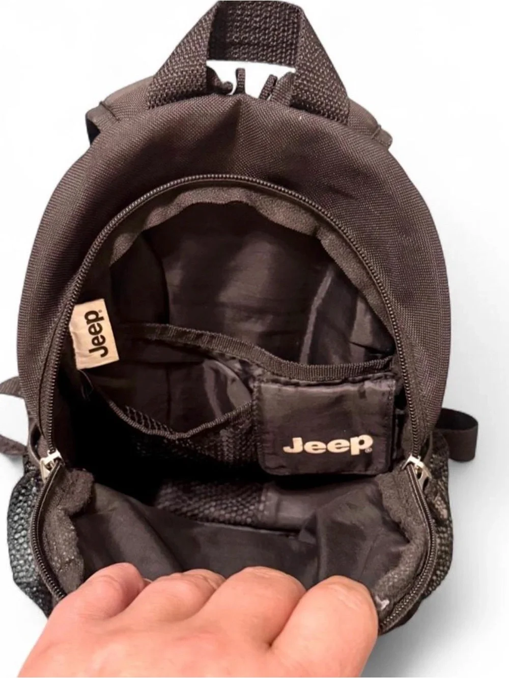 Jeep Black Compact Daypack Backpack - Men's